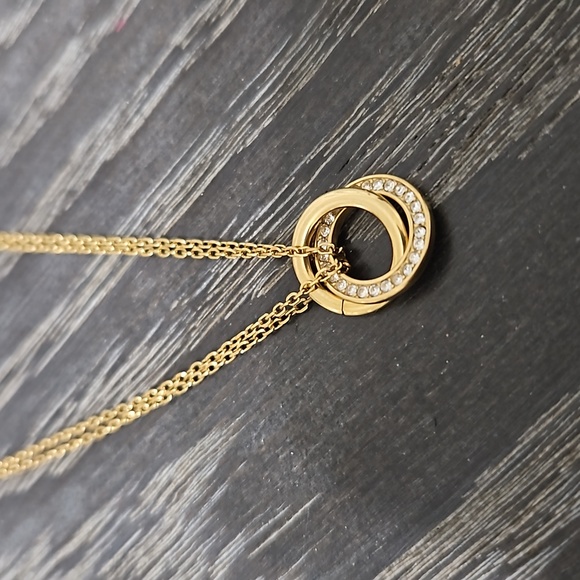 Michael Kors Jewelry - Michael Kors double ring/chain necklace
